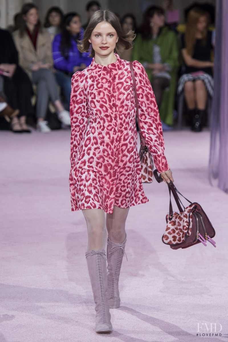 Ira Sumbayeva featured in  the Kate Spade New York fashion show for Autumn/Winter 2019