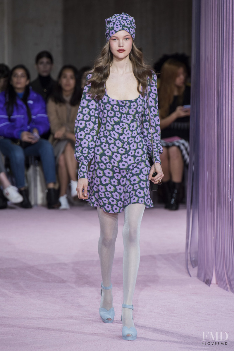 Noor Chaltin featured in  the Kate Spade New York fashion show for Autumn/Winter 2019