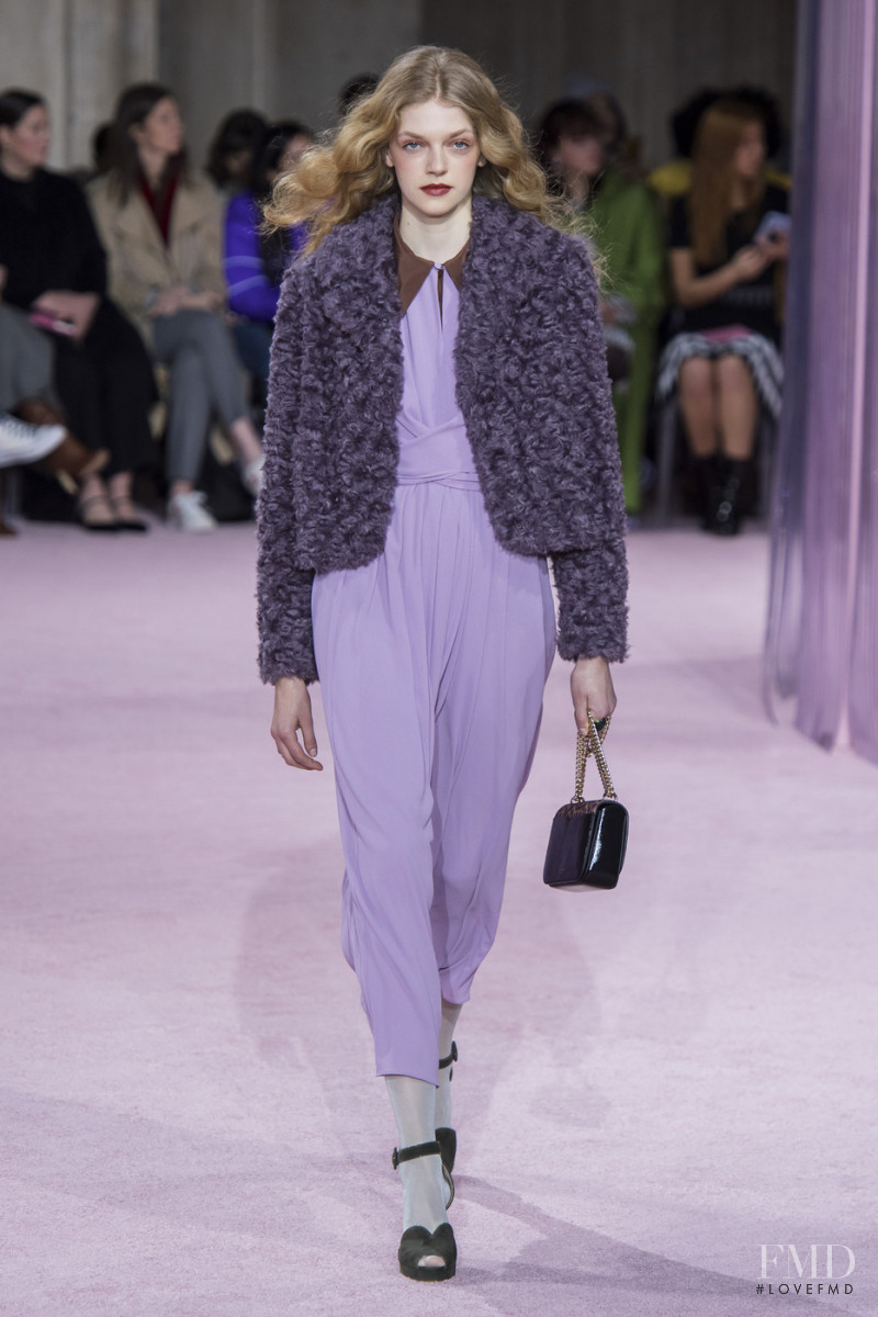 Eliza Kallmann featured in  the Kate Spade New York fashion show for Autumn/Winter 2019