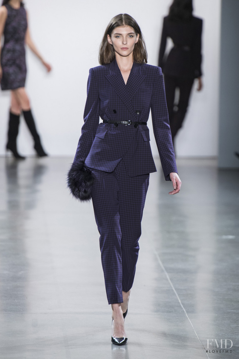 Anastasia Lagune featured in  the Elie Tahari fashion show for Autumn/Winter 2019