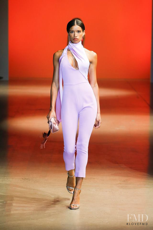 Tarah Rodgers featured in  the Cushnie Et Ochs fashion show for Autumn/Winter 2019