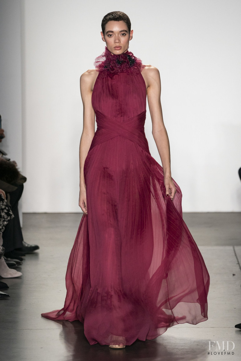 Brynn Bonner featured in  the Pamella Roland fashion show for Autumn/Winter 2019