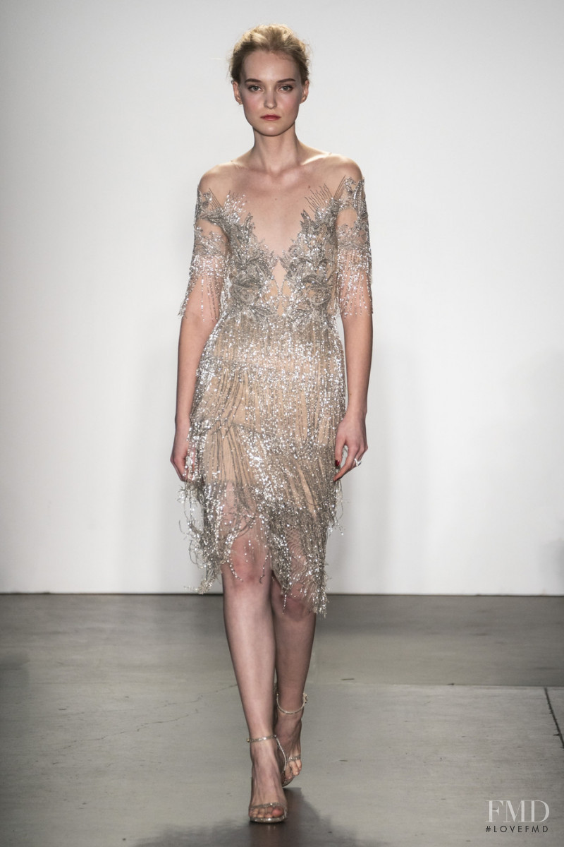 Lera Kapkaikina featured in  the Pamella Roland fashion show for Autumn/Winter 2019