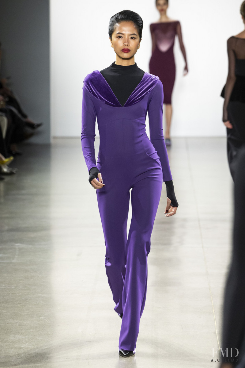 Charlene Almarvez featured in  the Chiara Boni La Petite Robe fashion show for Autumn/Winter 2019