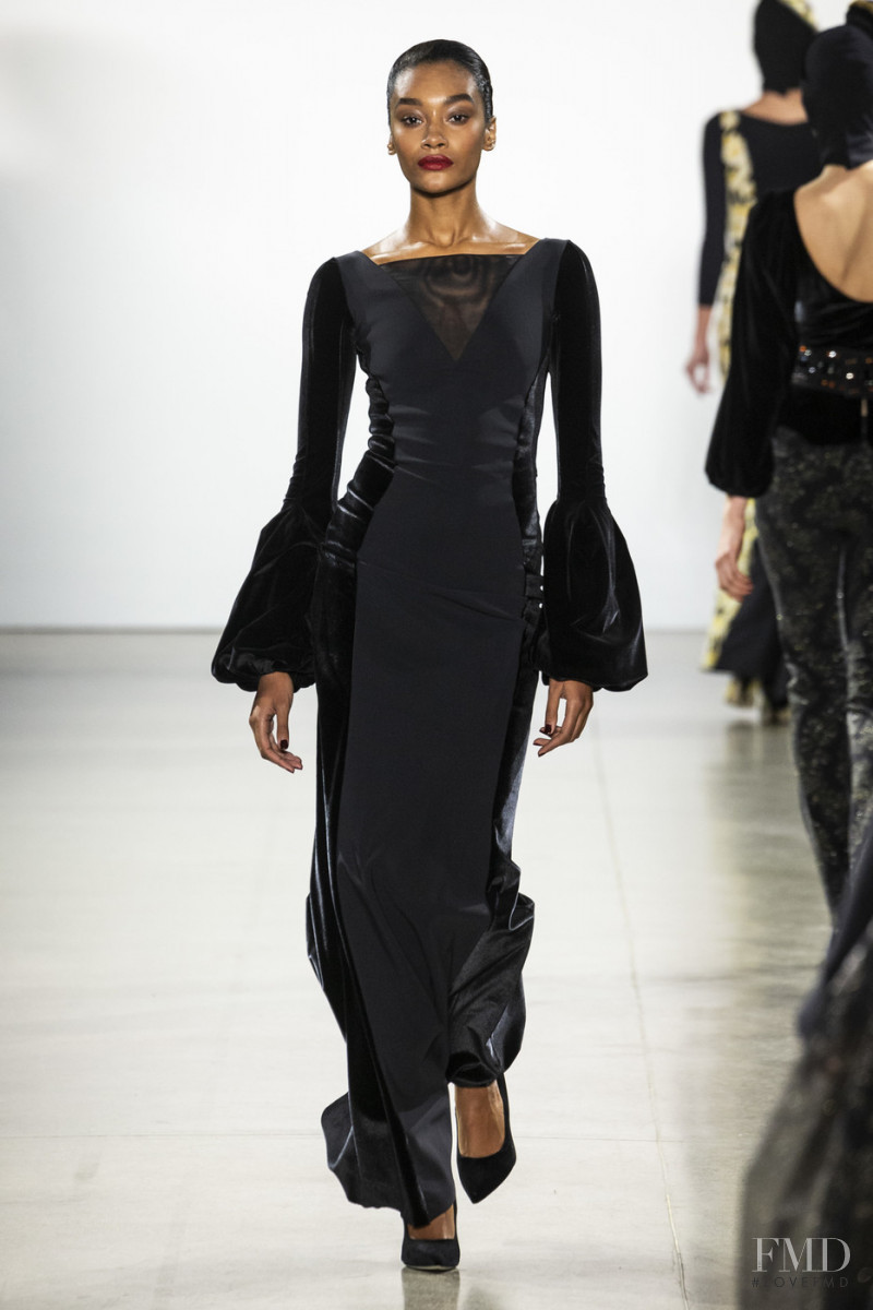 Cheyenne Maya Carty featured in  the Chiara Boni La Petite Robe fashion show for Autumn/Winter 2019