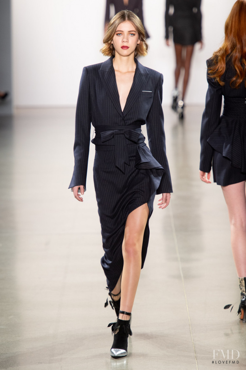 Sarah Cano featured in  the Taoray Wang fashion show for Autumn/Winter 2019