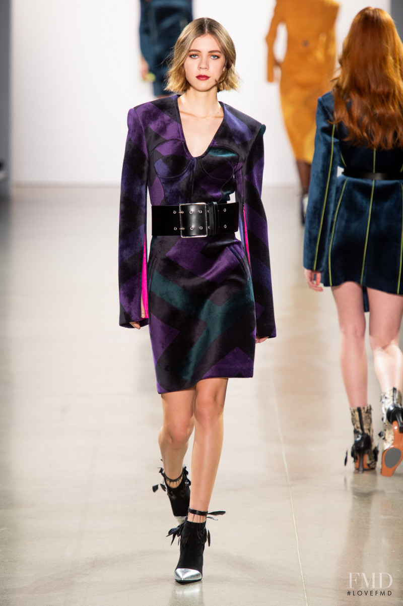 Sarah Cano featured in  the Taoray Wang fashion show for Autumn/Winter 2019