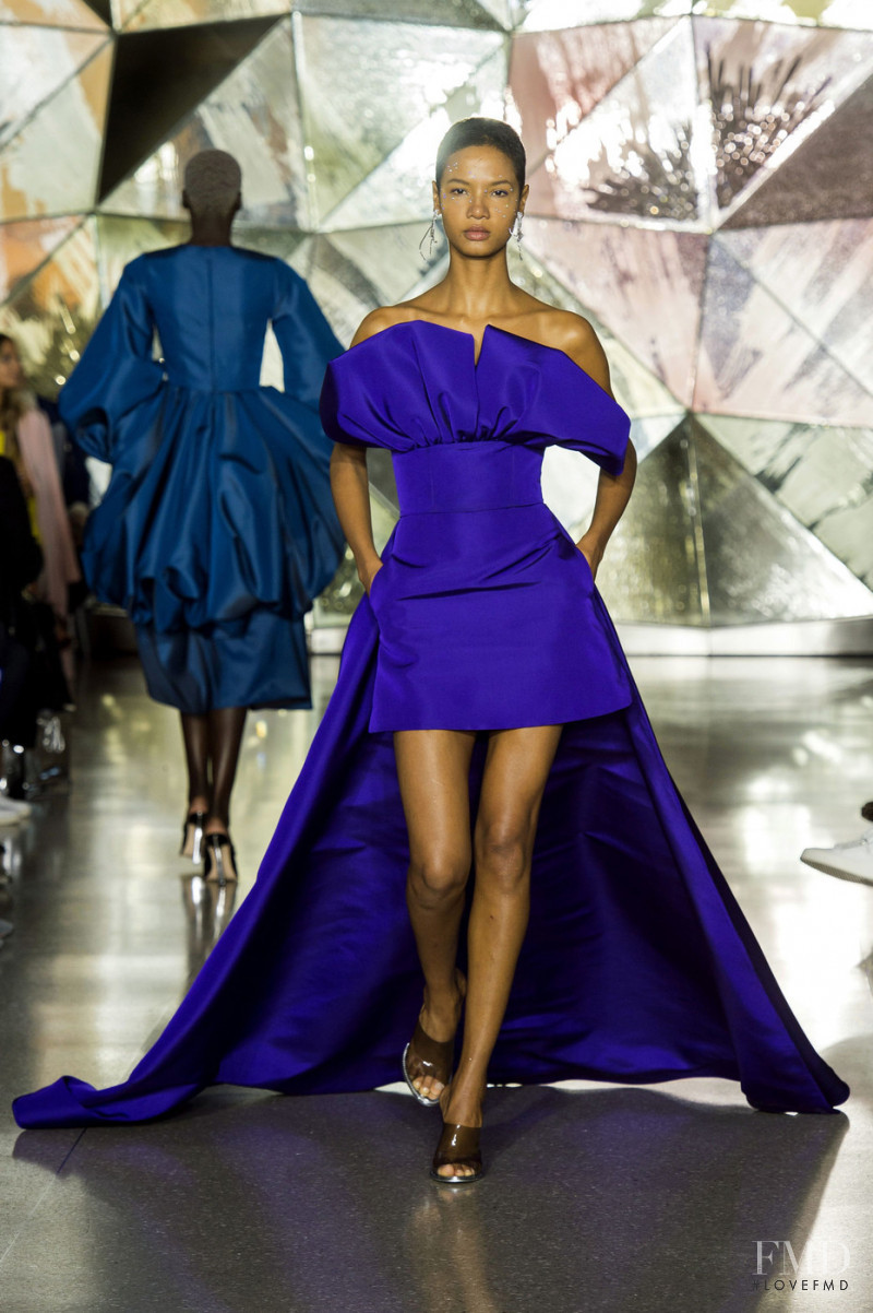 Ariela Soares featured in  the Christian Siriano fashion show for Autumn/Winter 2019
