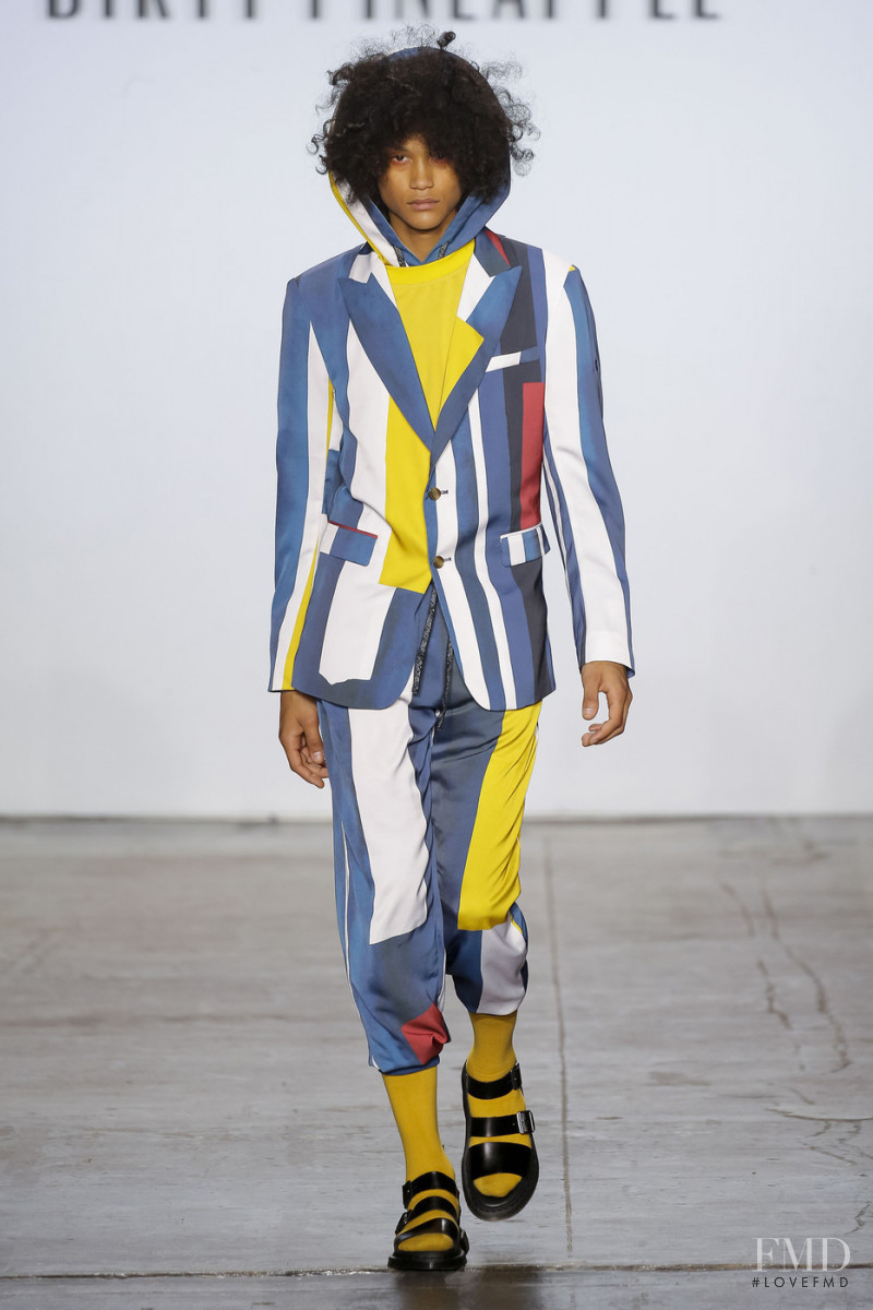 Joaquim Arnell featured in  the Dirty Pineapple fashion show for Autumn/Winter 2019