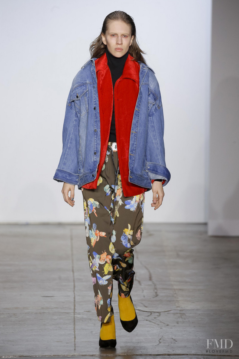 Dasha Shevik featured in  the Dirty Pineapple fashion show for Autumn/Winter 2019