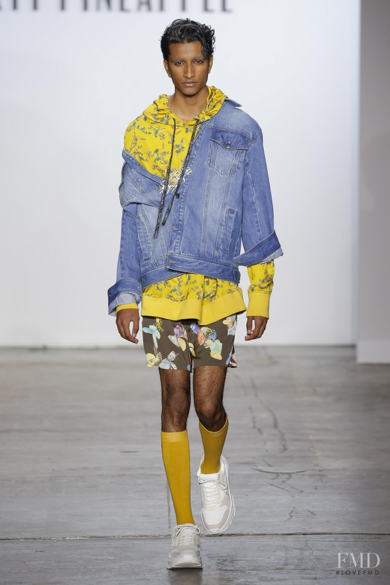 Jeenu Mahadevan featured in  the Dirty Pineapple fashion show for Autumn/Winter 2019