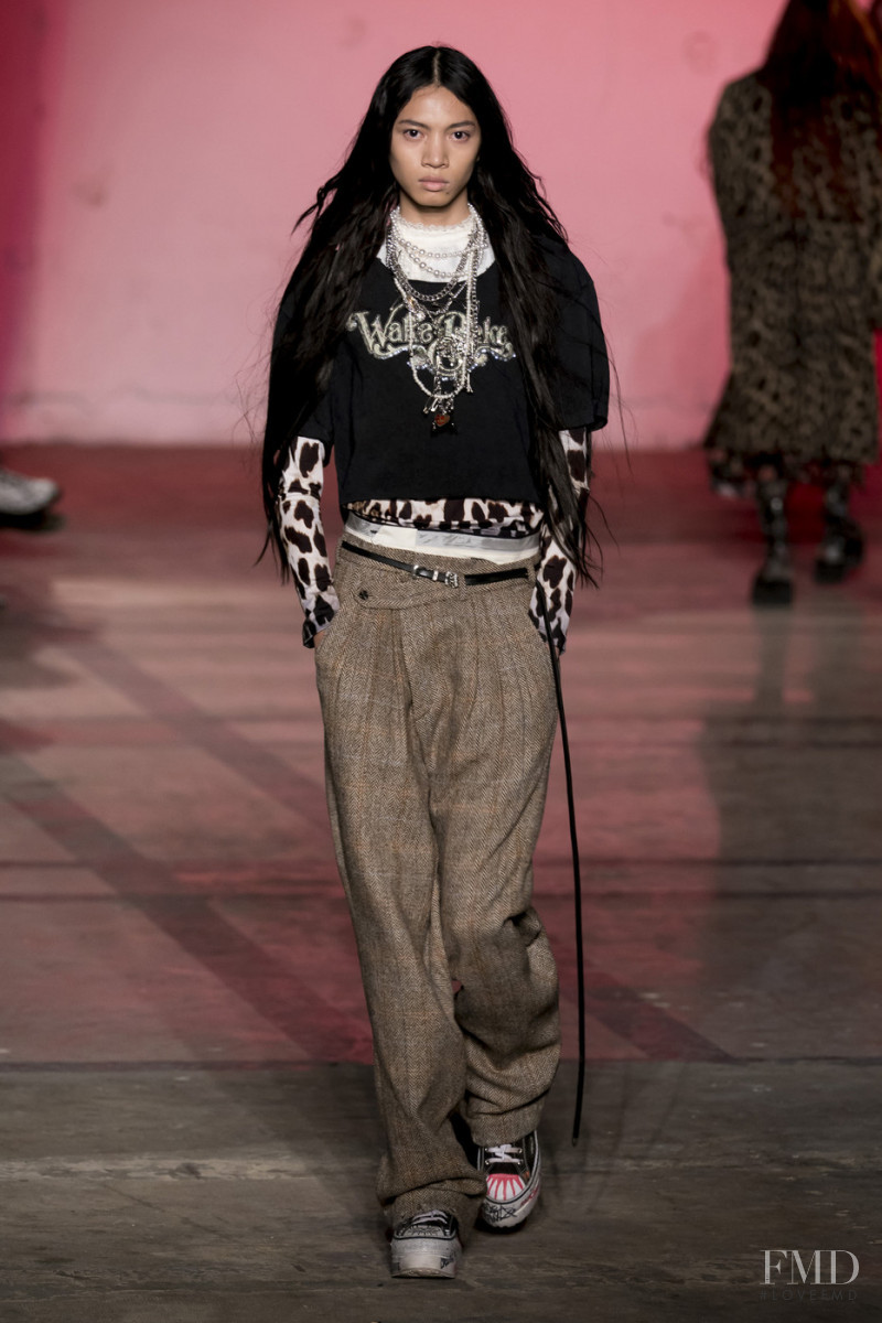 Noah Carlos featured in  the R13 fashion show for Autumn/Winter 2019