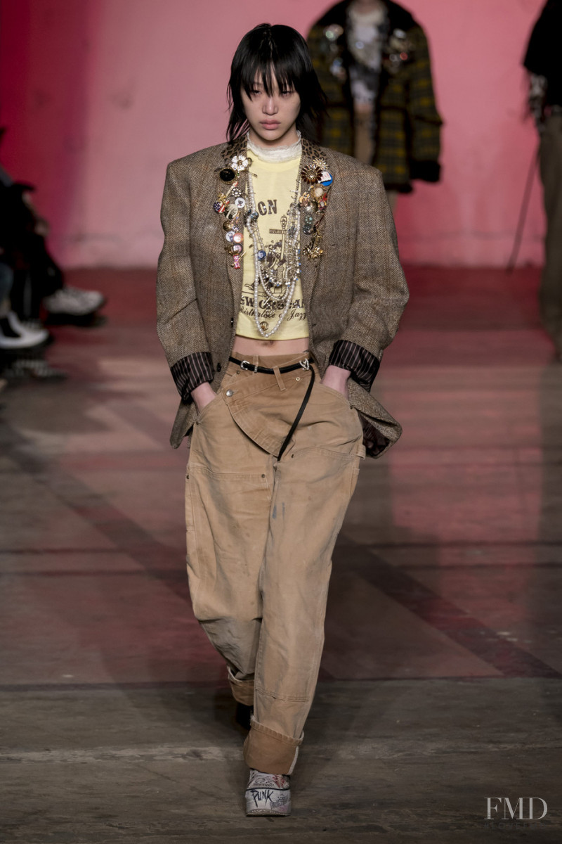 So Ra Choi featured in  the R13 fashion show for Autumn/Winter 2019