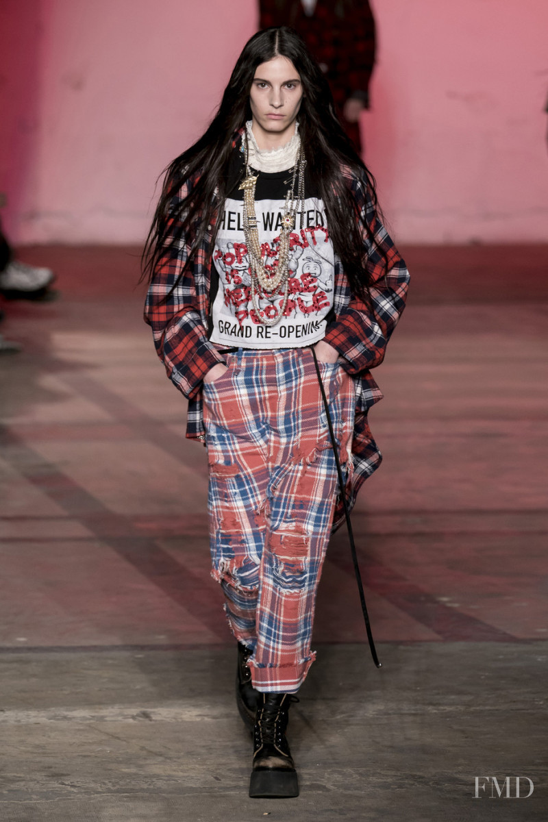 Cyrielle Lalande featured in  the R13 fashion show for Autumn/Winter 2019