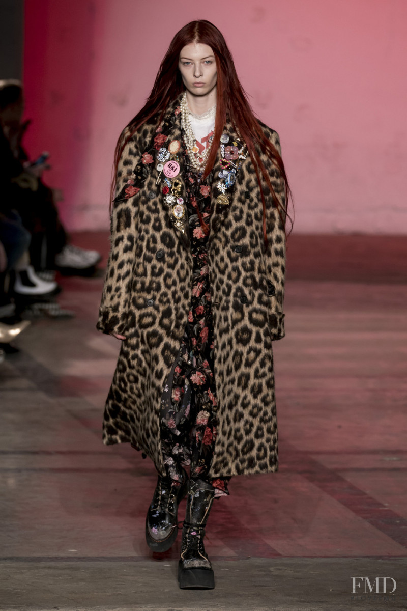 Remington Williams featured in  the R13 fashion show for Autumn/Winter 2019