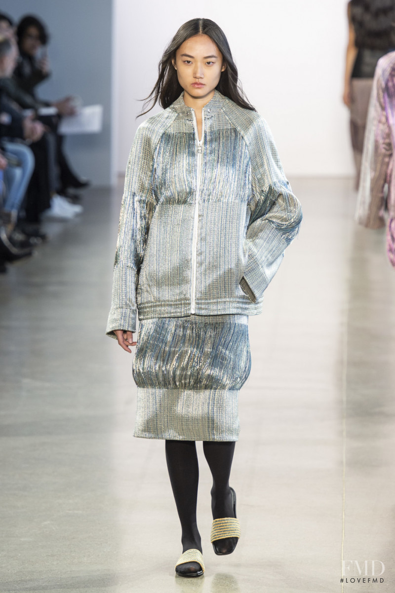 Ashley Foo featured in  the Claudia Li fashion show for Autumn/Winter 2019