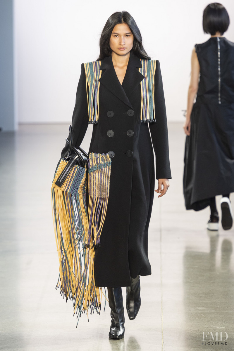 Varsha Thapa featured in  the Claudia Li fashion show for Autumn/Winter 2019