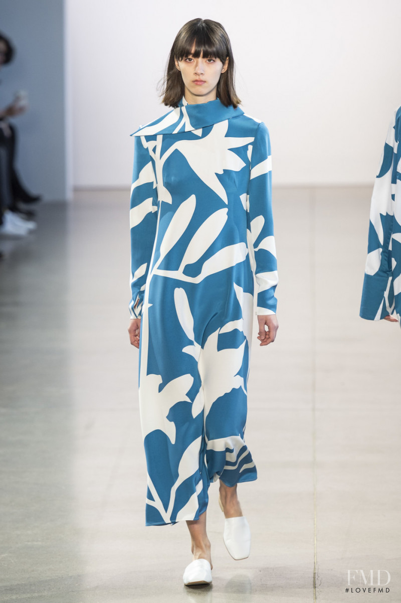 Megan Otnes featured in  the Claudia Li fashion show for Autumn/Winter 2019