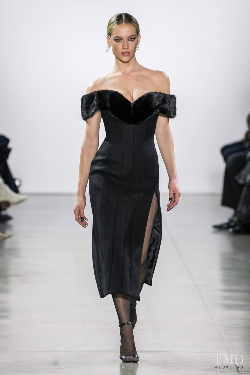 Hannah Ferguson featured in  the Laquan Smith fashion show for Autumn/Winter 2019