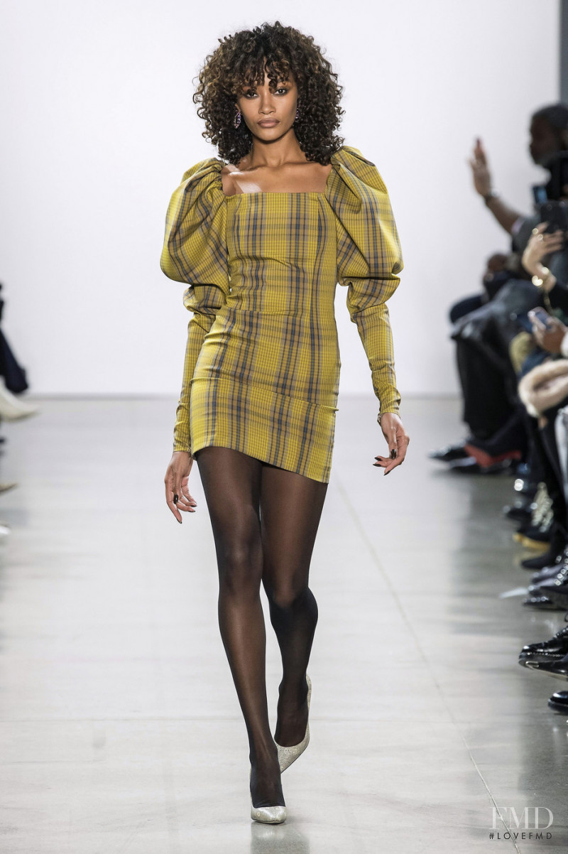 Cheyenne Maya Carty featured in  the Laquan Smith fashion show for Autumn/Winter 2019