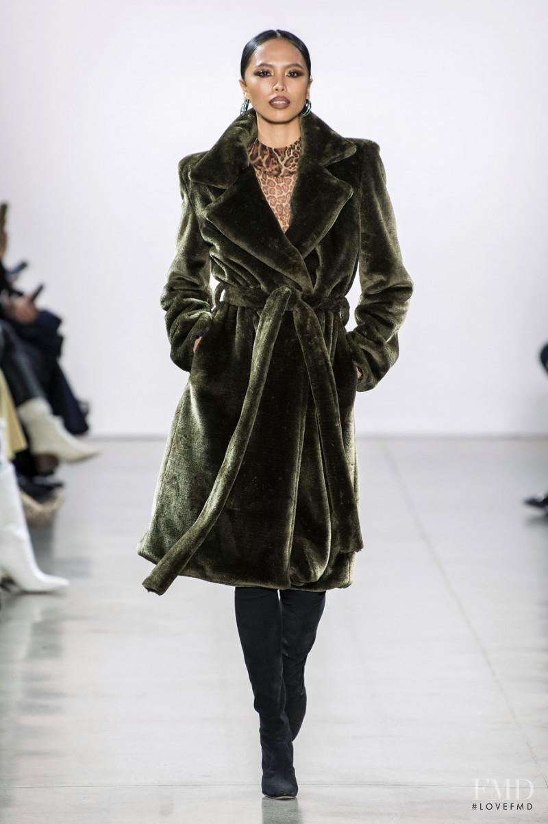 Charlene Almarvez featured in  the Laquan Smith fashion show for Autumn/Winter 2019