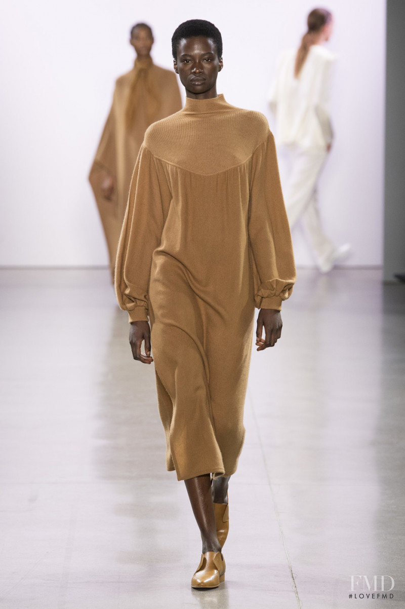 Fatou Jobe featured in  the Ryan Roche fashion show for Autumn/Winter 2019