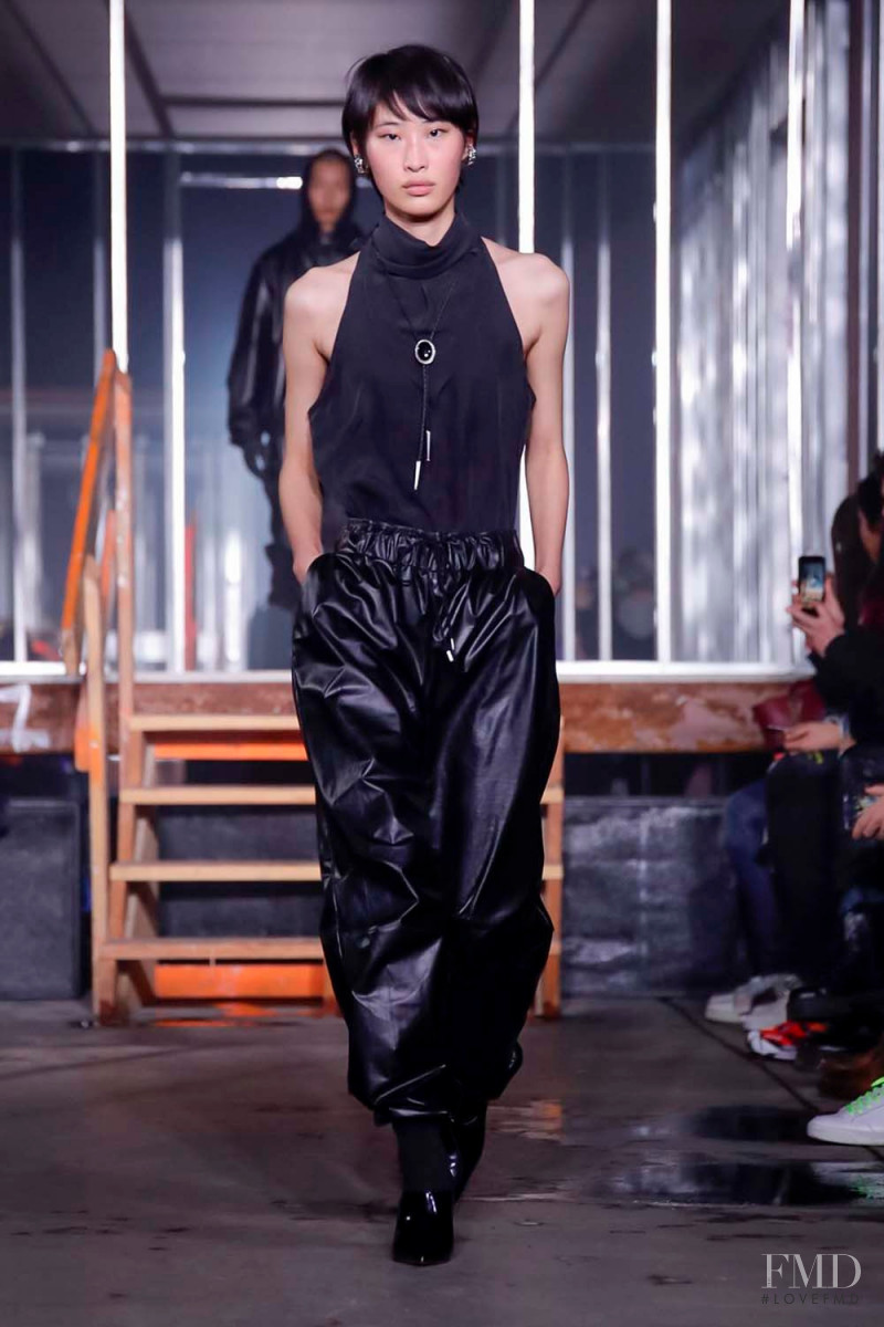 He Jing featured in  the John Elliott fashion show for Autumn/Winter 2019