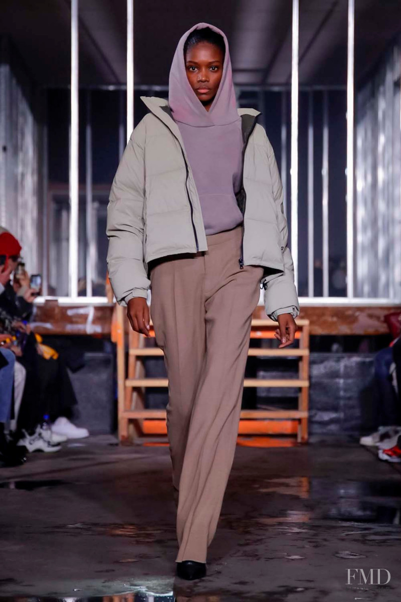 Elibeidy Dani featured in  the John Elliott fashion show for Autumn/Winter 2019