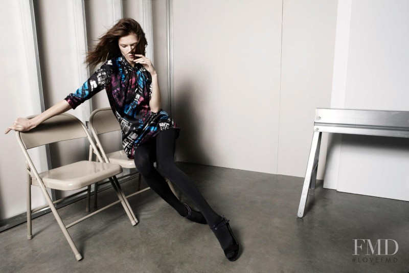 Kasia Struss featured in  the HUGO advertisement for Winter 2012