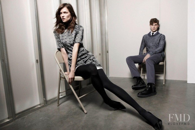 Kasia Struss featured in  the HUGO advertisement for Winter 2012