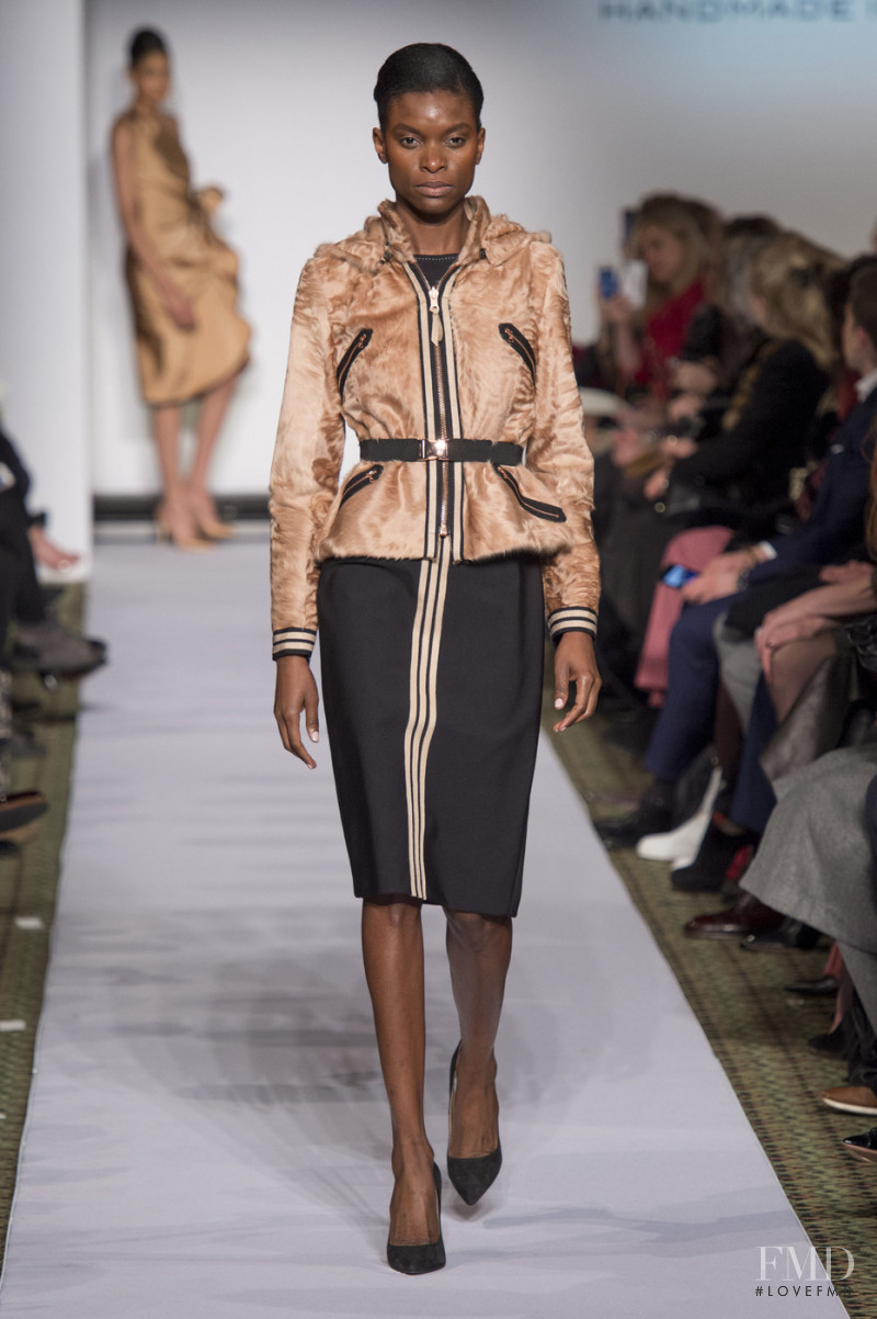 Barbra Lee Grant featured in  the Dennis Basso fashion show for Autumn/Winter 2019