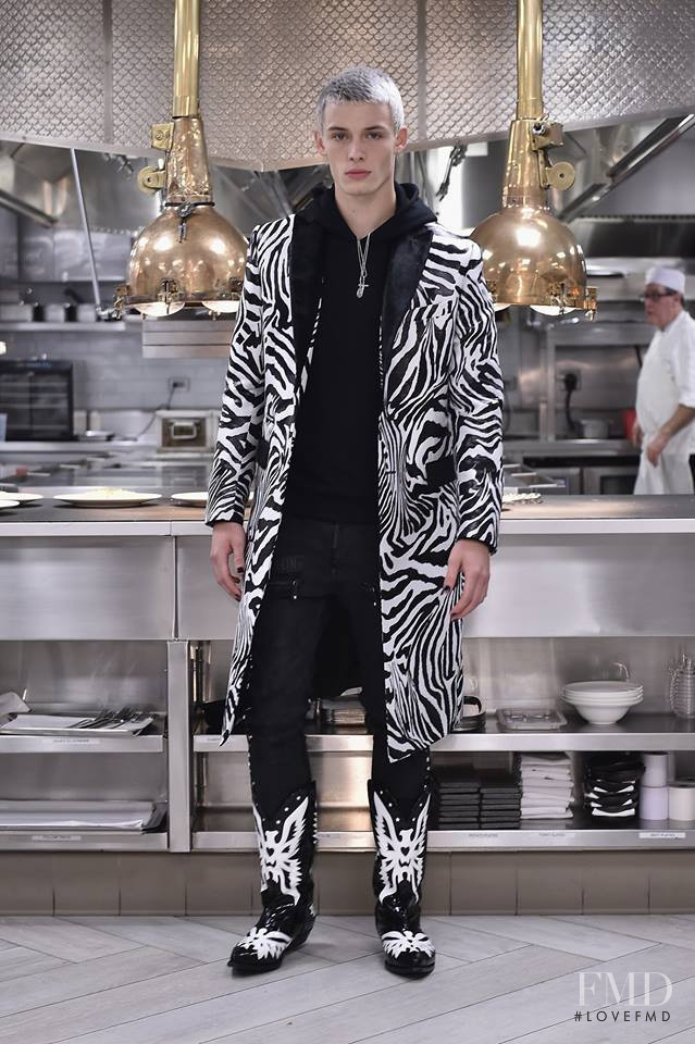 Joao Knorr featured in  the Philipp Plein fashion show for Autumn/Winter 2019