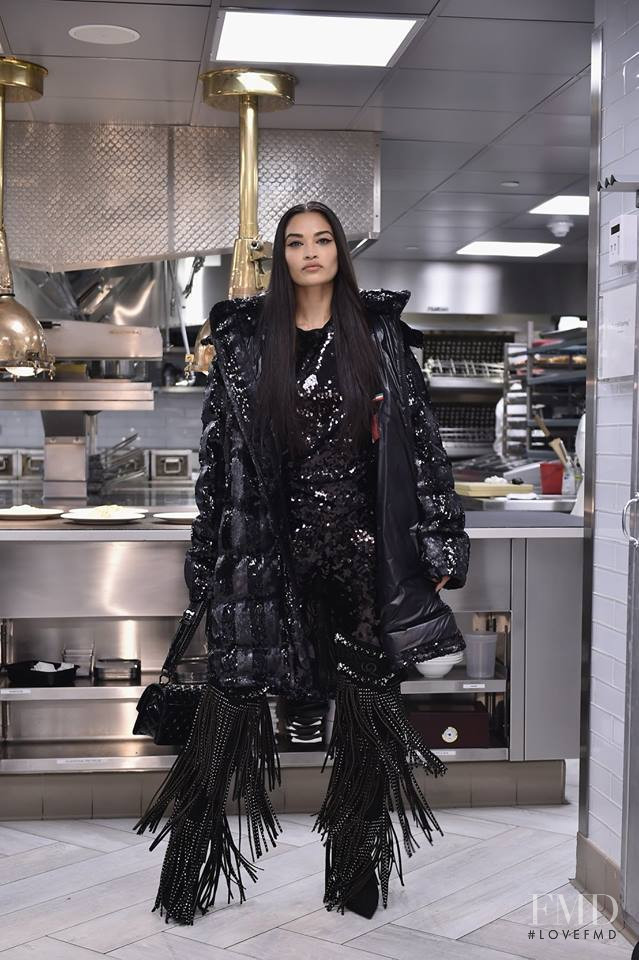 Shanina Shaik featured in  the Philipp Plein fashion show for Autumn/Winter 2019