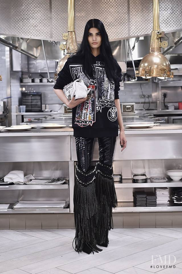 Bhumika Arora featured in  the Philipp Plein fashion show for Autumn/Winter 2019