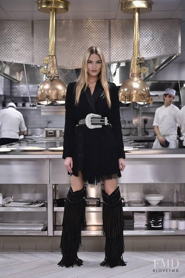 Martha Hunt featured in  the Philipp Plein fashion show for Autumn/Winter 2019