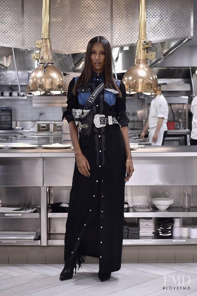 Jasmine Tookes featured in  the Philipp Plein fashion show for Autumn/Winter 2019