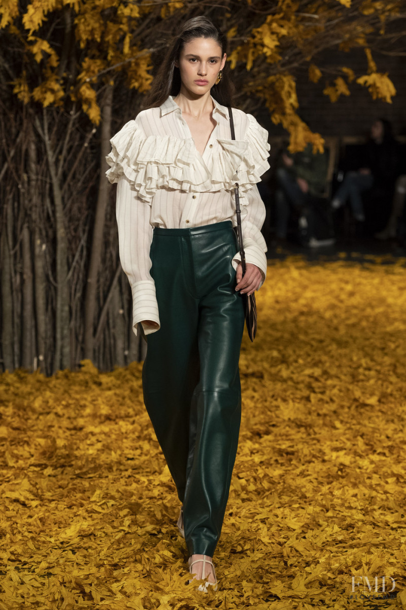 Aleyna Fitzgerald featured in  the Khaite fashion show for Autumn/Winter 2019