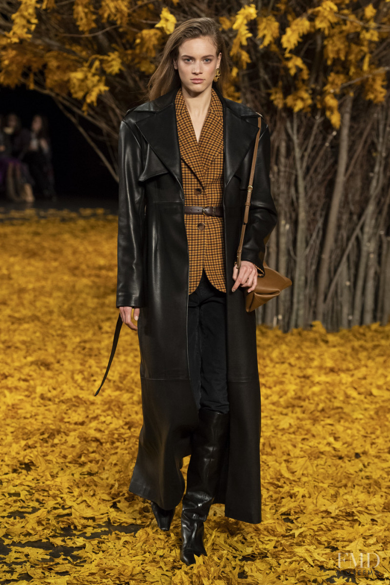 Sarah Dahl featured in  the Khaite fashion show for Autumn/Winter 2019