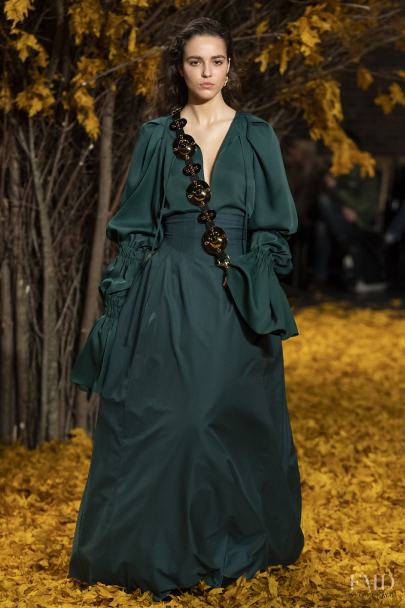 Emm Arruda featured in  the Khaite fashion show for Autumn/Winter 2019
