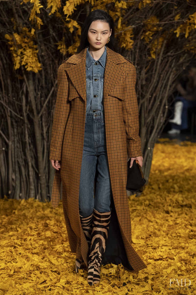Cong He featured in  the Khaite fashion show for Autumn/Winter 2019