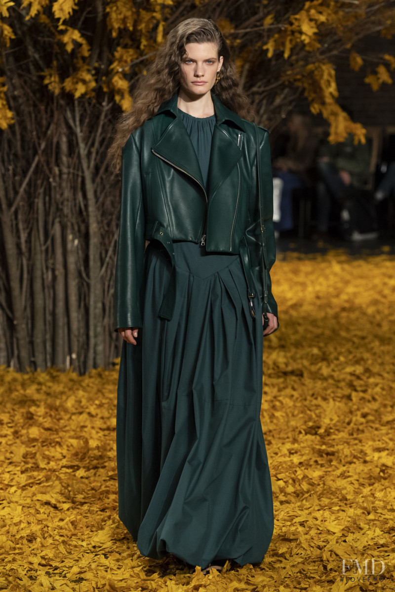 Carolina Burgin featured in  the Khaite fashion show for Autumn/Winter 2019
