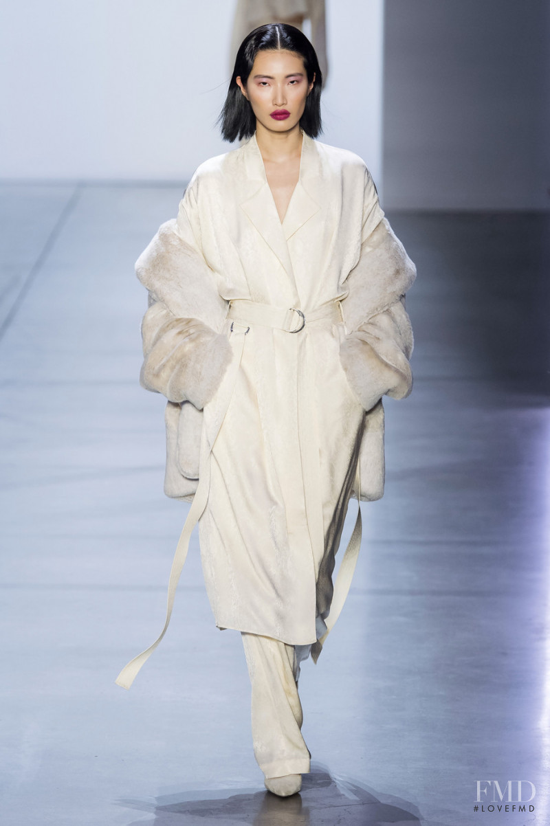 Nuri Son featured in  the Sally LaPointe fashion show for Autumn/Winter 2019