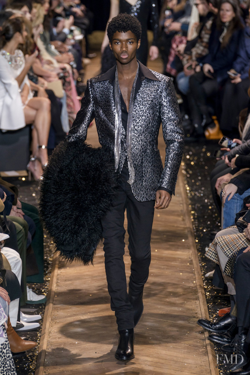Alton Mason featured in  the Michael Kors Collection fashion show for Autumn/Winter 2019