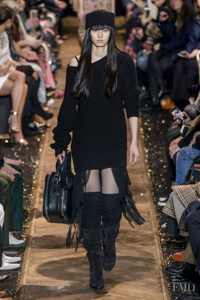 Miki Ehara featured in  the Michael Kors Collection fashion show for Autumn/Winter 2019