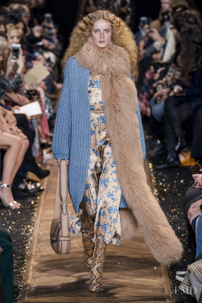 Rianne Van Rompaey featured in  the Michael Kors Collection fashion show for Autumn/Winter 2019