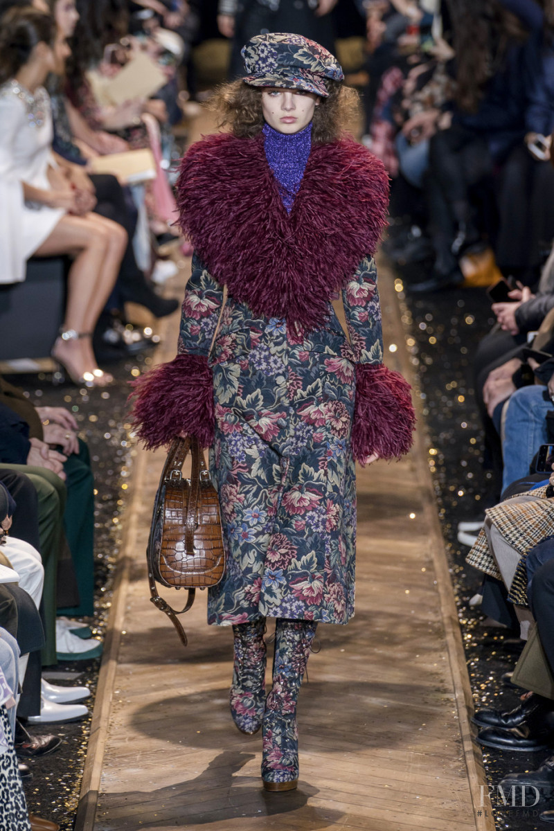 Giselle Norman featured in  the Michael Kors Collection fashion show for Autumn/Winter 2019