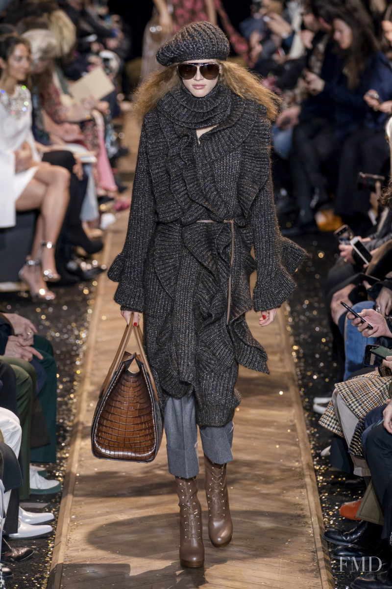 Sarah Dahl featured in  the Michael Kors Collection fashion show for Autumn/Winter 2019