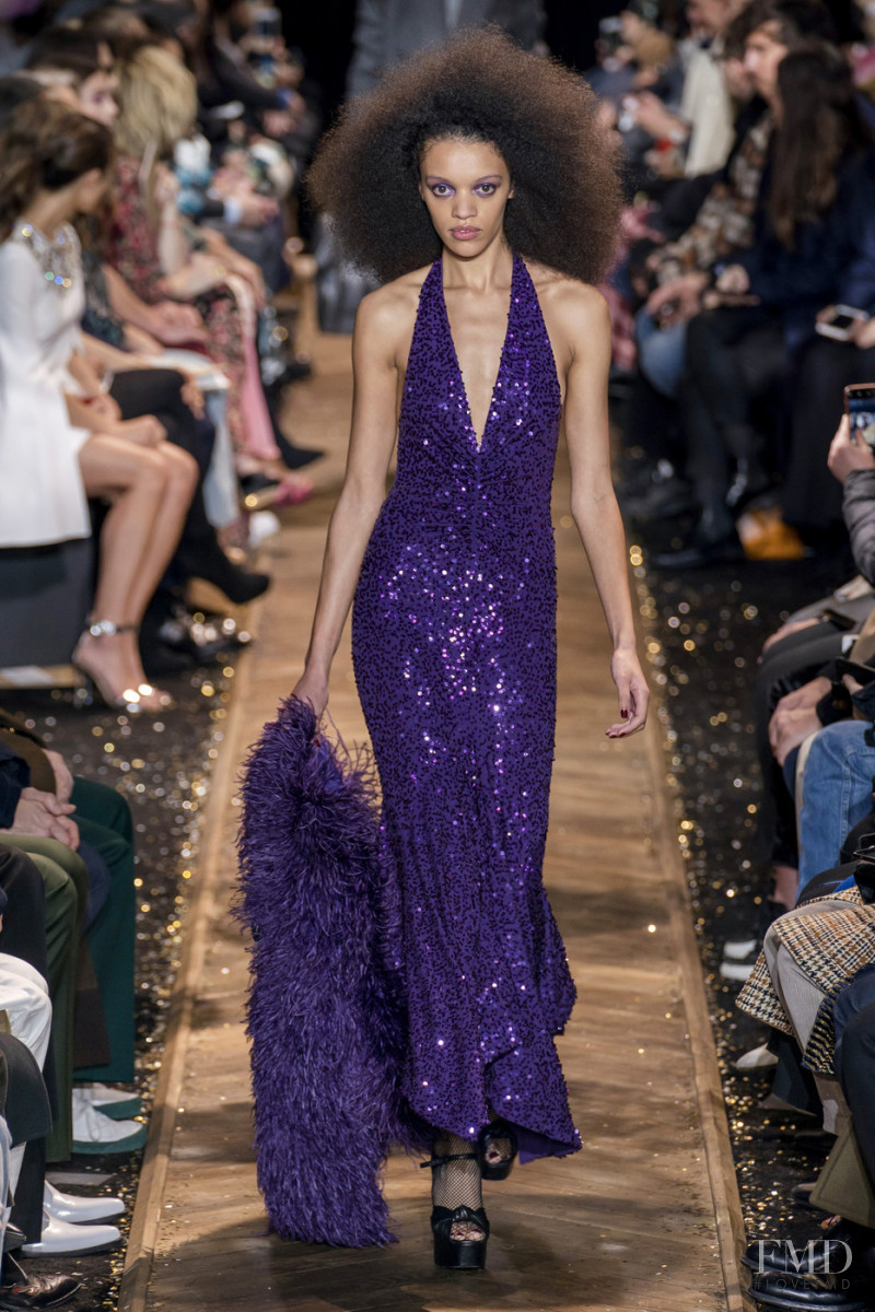 Kukua Williams featured in  the Michael Kors Collection fashion show for Autumn/Winter 2019