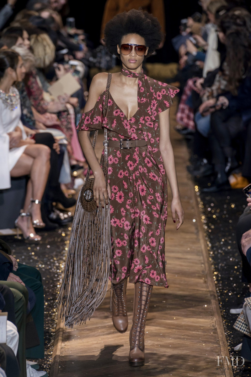 Janaye Furman featured in  the Michael Kors Collection fashion show for Autumn/Winter 2019