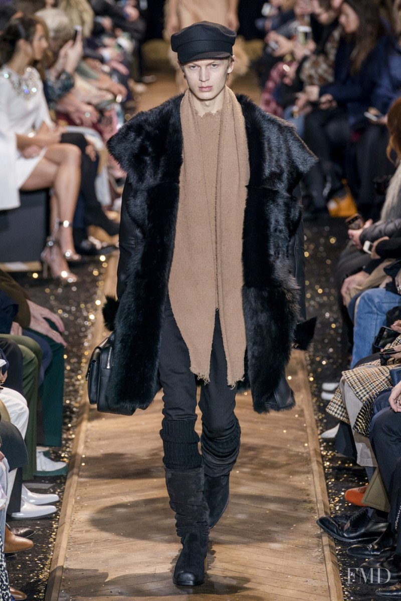 Jonas Glöer featured in  the Michael Kors Collection fashion show for Autumn/Winter 2019